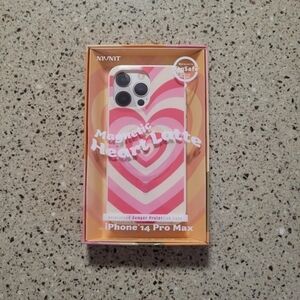 MVMT iPhone 14 Pro Max Magnetic Heart Latte Protective Magsafe Cellphone Case